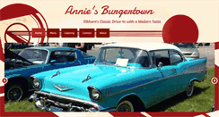 Desktop Screenshot of anniesburgertown.com