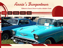 Tablet Screenshot of anniesburgertown.com